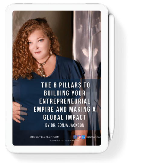 6 Pillars by Dr Sony Jackson eBook on tablet